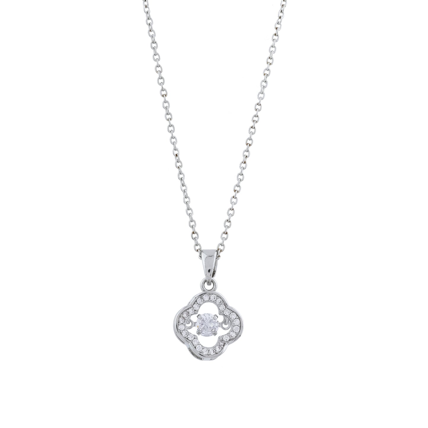 Crystal Clover Necklace