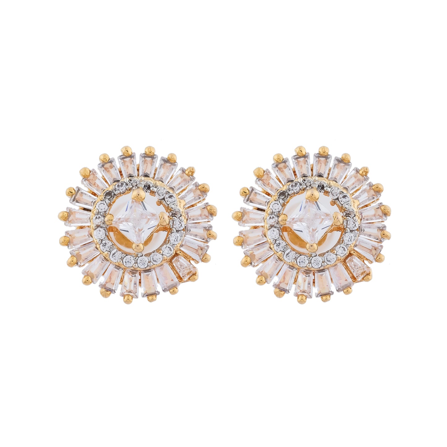 Ethereal Radiance Stud Earrings