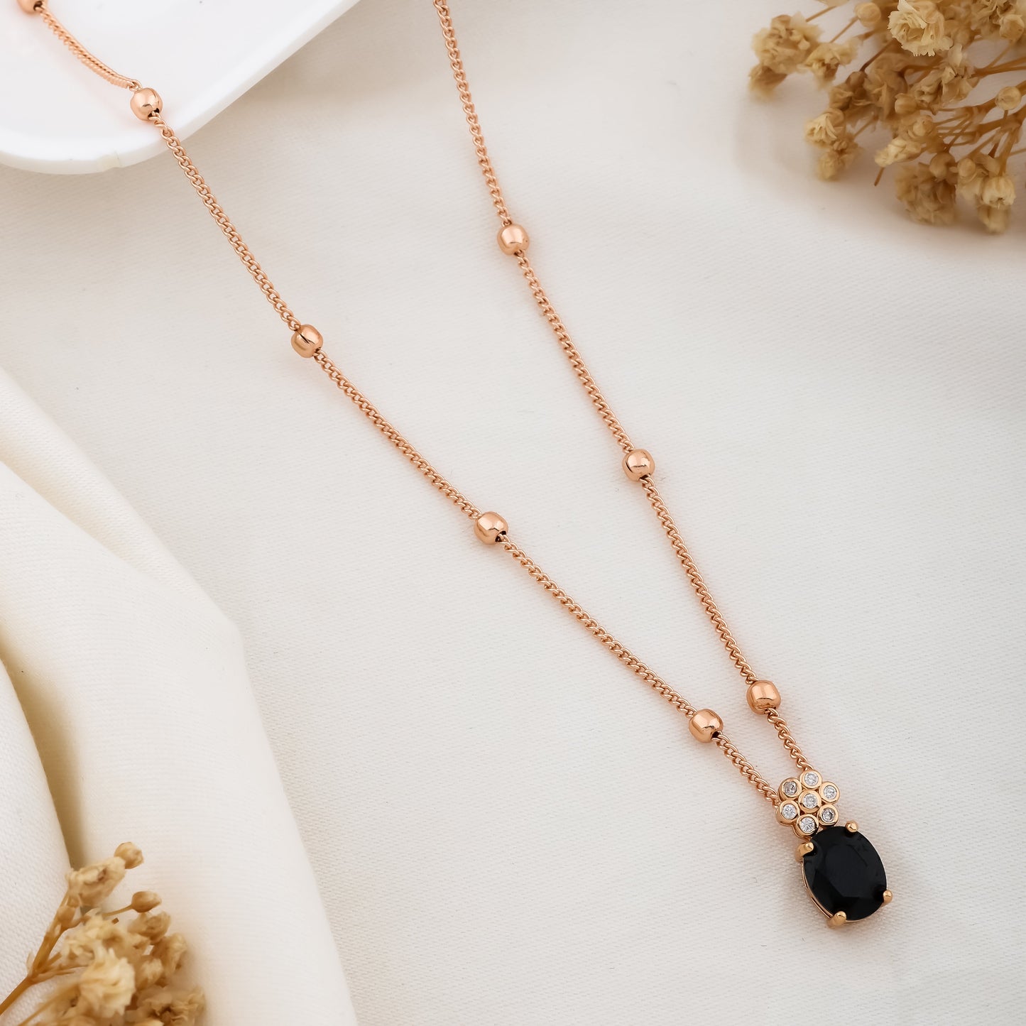 Onyx Oval Necklace