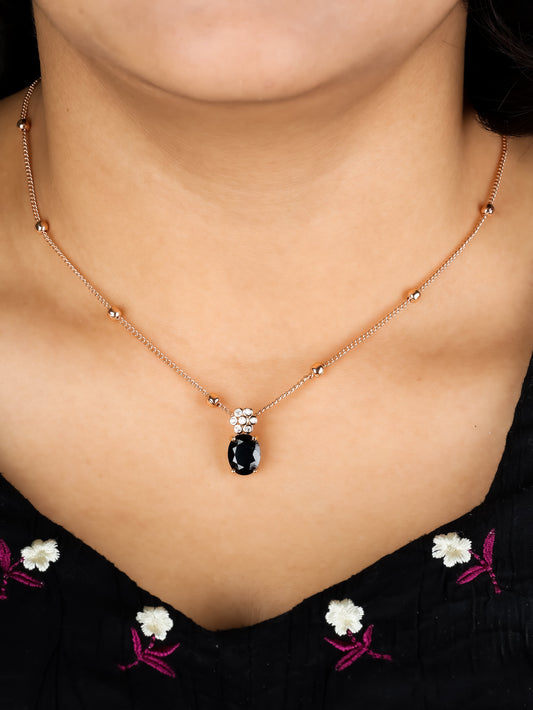 Onyx Oval Necklace
