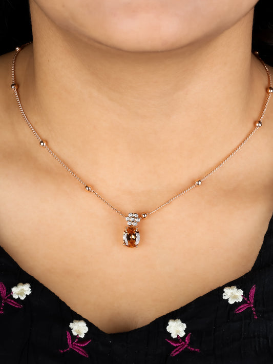 Aurelia Oval Necklace