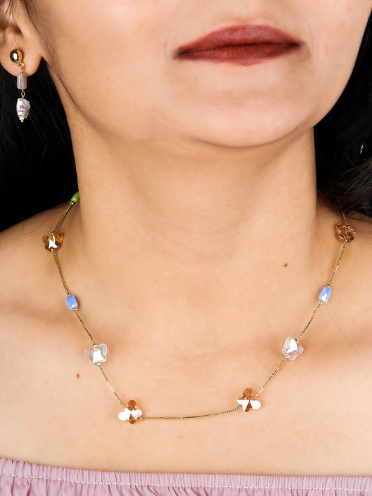 Butterfly Crystal Mala Set