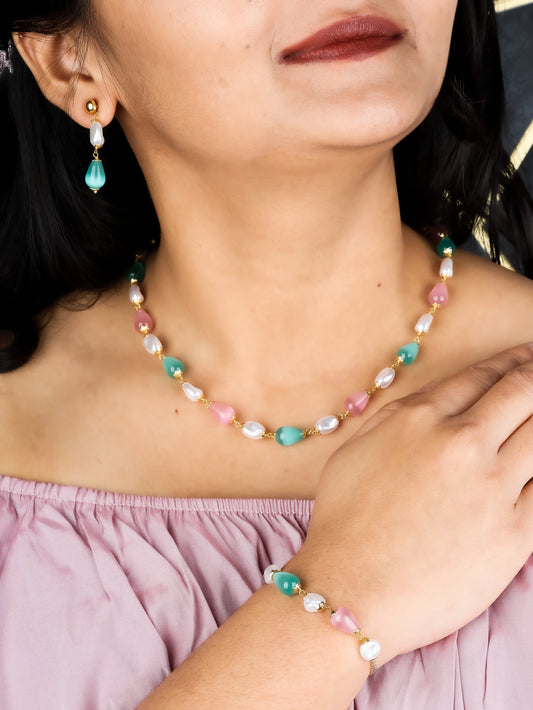 Pastel Pearl Mala Set