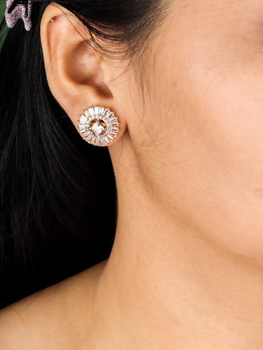 Ethereal Radiance Stud Earrings