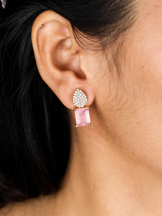 Blush Radiance Drop Earrings